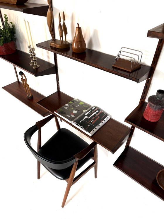 Image 1 of Vintage XL Modulair Wandsysteem, Kai Kristiansen ‘60
