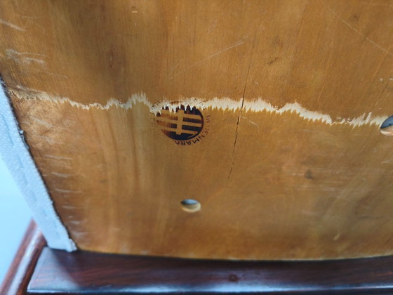 Image 1 of Deense poef van palissanderhout van Spottrup, jaren 60.