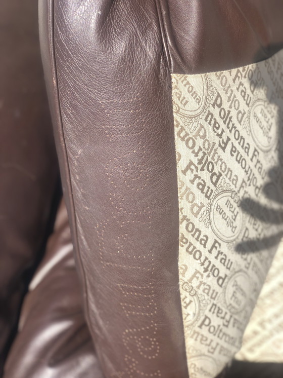 Image 1 of Sofá modelo “Petronio” de cuero de Tito Agnoli para Poltrona Frau 1970