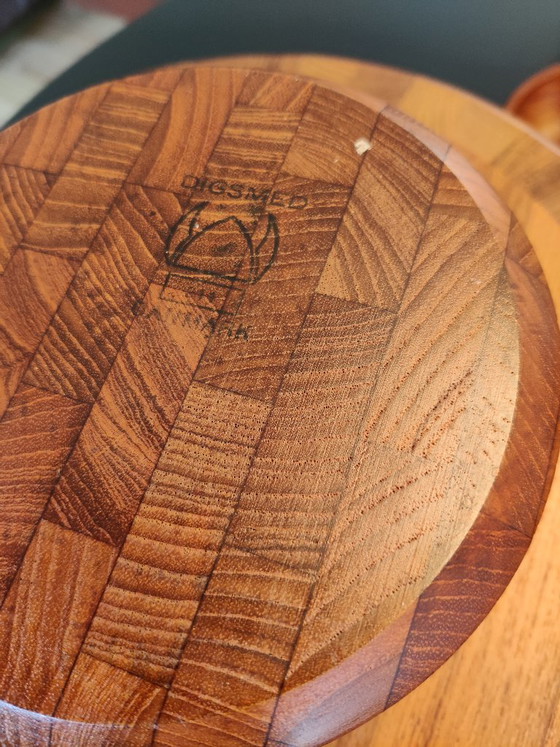 Image 1 of Digsmed Danimarca, set di ciotole per insalata, teak