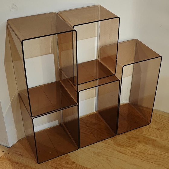 Image 1 of Cubes Vintage en Plexiglas Roche Bobois