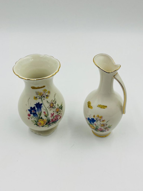 Duo of Cottier Frères Vases, Ceramic, Creme (photo 2 of 15)