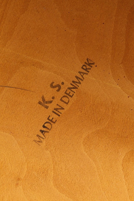 Image 1 of Set of 4 Henning Kjærnulf Teak Chairs – 1960s Danish Design for KS Møbler, Mid-Century Modern Dining Chairs, Restored