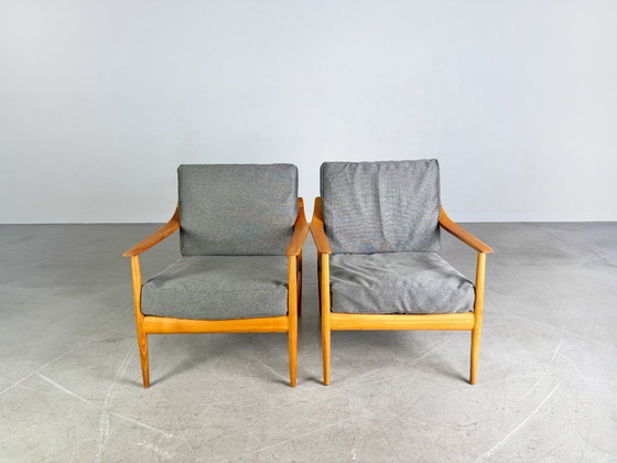Image 1 of 4x Knoll Antimott fauteuil Midcentury fauteuil fauteuil Vintage