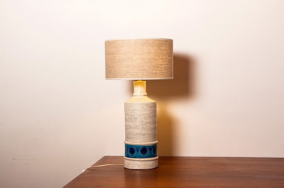 Image 1 of Grote Italiaanse keramieken vloerlamp van Aldo Londi voor Bitossi 1960.