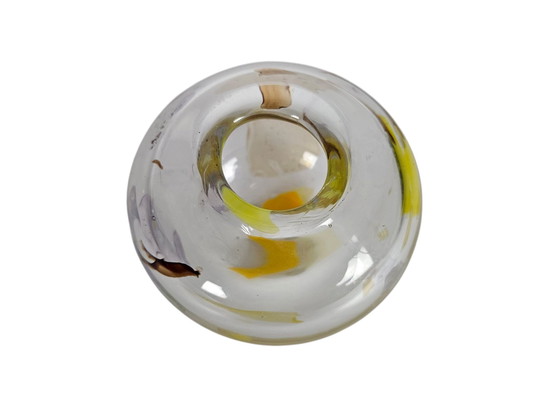 Image 1 of Leerdam Glas - Marinke van Zandwijk en Roel Oliver - "Vissekom" - 2000