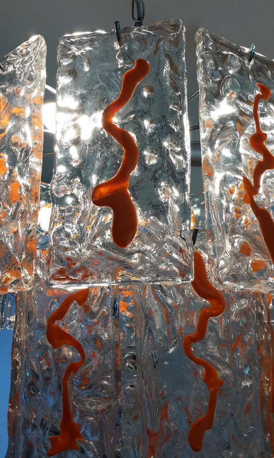 Image 1 of Rare Carlo Nason chandelier for A.V. Mazzega, 1960s