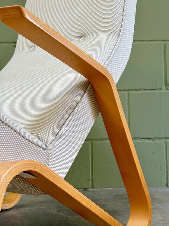 Grasshopper Lounge Chair by Eero Saarinen for Knoll International, Chairs and lounge chairs, Textile, Wood (photo 13 of 13)
