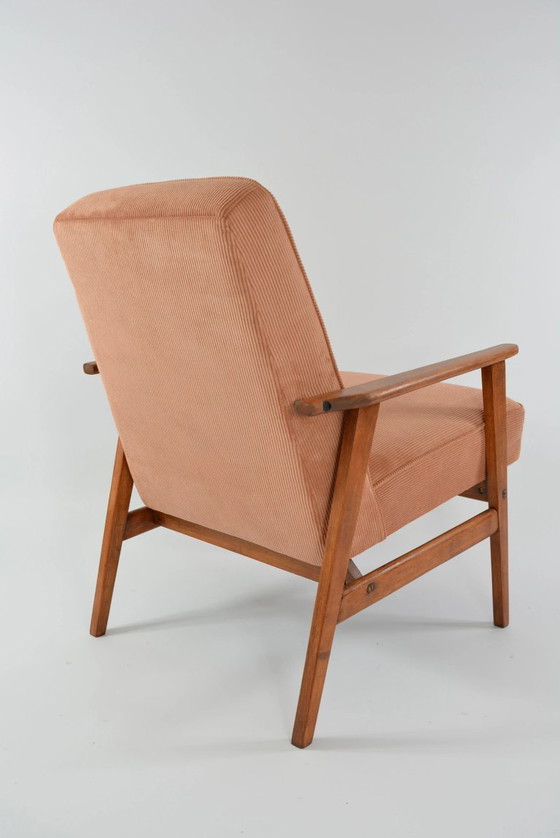 Image 1 of FOX fauteuil in perzikroze corduroy