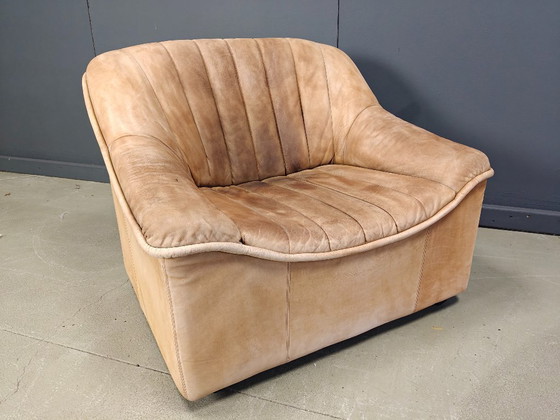 Image 1 of Ensemble de canapés en cuir vintage, années 1960