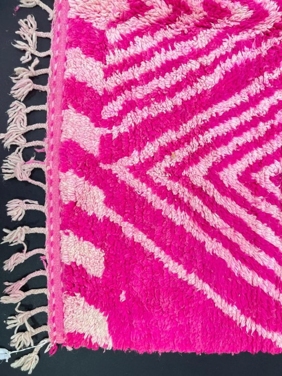 Tapis Rose Bérbere Fait Main Traditionnelle 250cmx150cm – Tappeti, Cotton (photo 6 of 9)