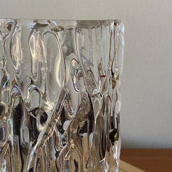 Image 1 of Antike Wandleuchte aus dickem, strukturiertem Glas