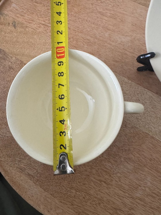 Image 1 of Splendido set vintage: set di 6 tazze e piattini "Staffordshire flatback" del Castello di Balmoral