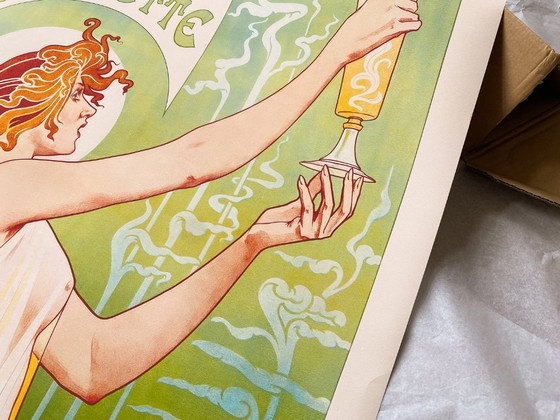 Image 1 of Affiche Art déco pour l'absinthe Robette par Privat Livemont - 70x100cm