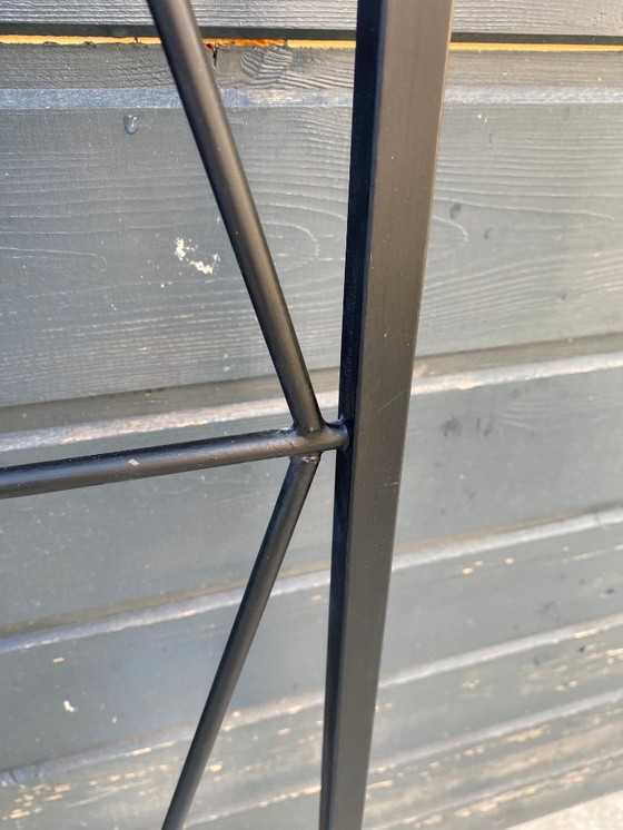 Image 1 of Garderobe wandkapstok entree spiegel 182x64cm 1950 vintage