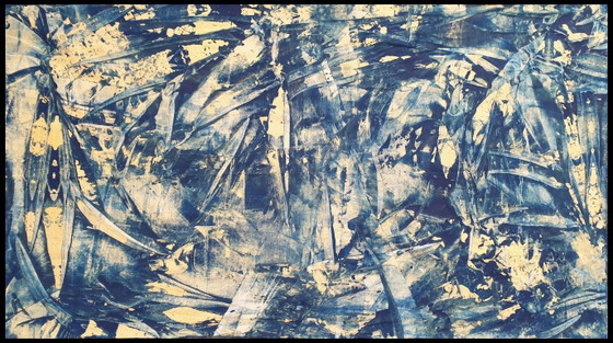Jürgen Angeler - Blue Golden Jungle – Paintings & Drawings, Canvas (photo 9 of 22)