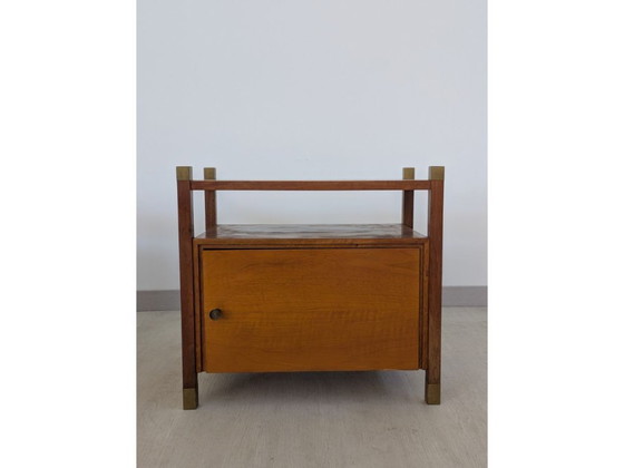 Image 1 of Pair of rosewood bedside tables by Renzo Zavanella (1930s)