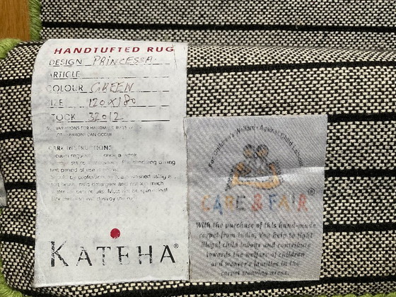 Image 1 of Wool carpet for a kid’s room with a princess