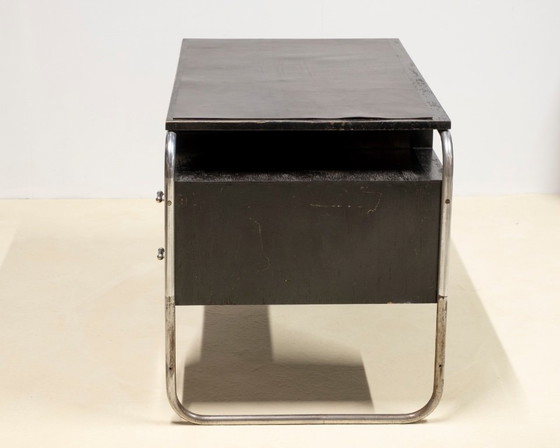 Bureau fonctionnaliste suédois inspiré du Bauhaus, années 1940 – Bureaux, Cuir (photo 8 of 14)