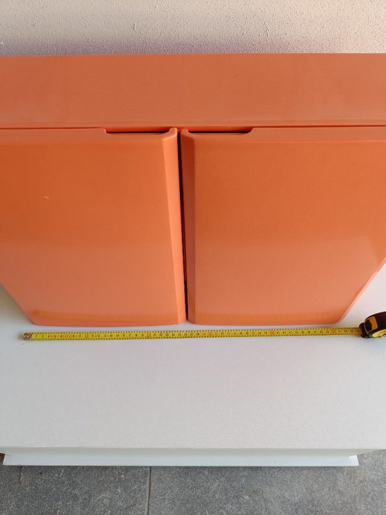 Wandkast van Carrara & Matta Gardena – Italië, jaren 70 – Wandrek, Plastic (photo 10 of 13)