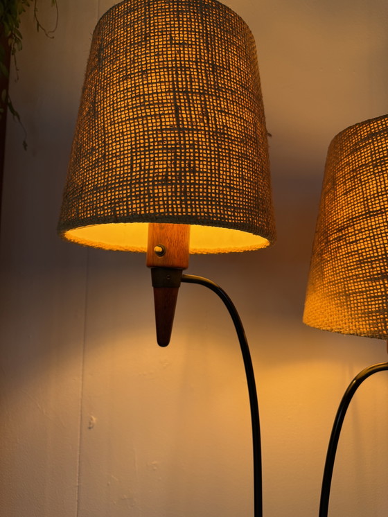 Image 1 of Vintage teak floor lamp '60