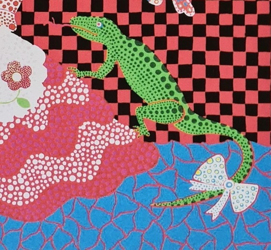 Image 1 of After Yayoi Kusama, Lizard, Lithograph, 1990s