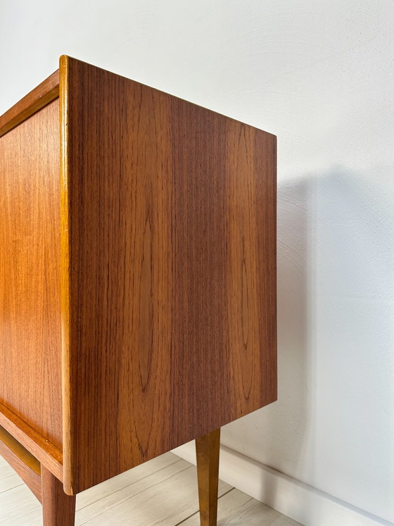 Image 1 of 1960s Vintage Large Minimalistic Mid-Century Teak Sideboard