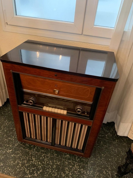 Philips F7E74-A radio giradischi del 1957 – Oggetti decorativi, Legno (photo 3 of 10)
