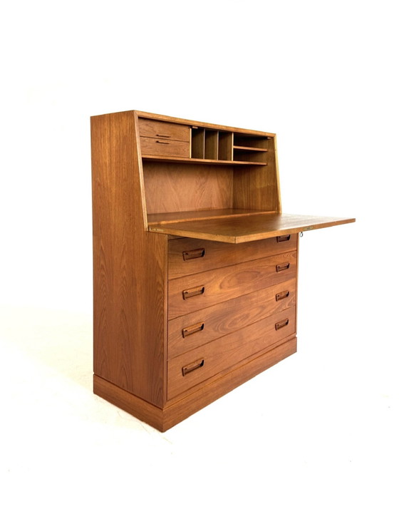 Image 1 of Vintage Danish Teak Desk, Arne Wahl Iversen '60