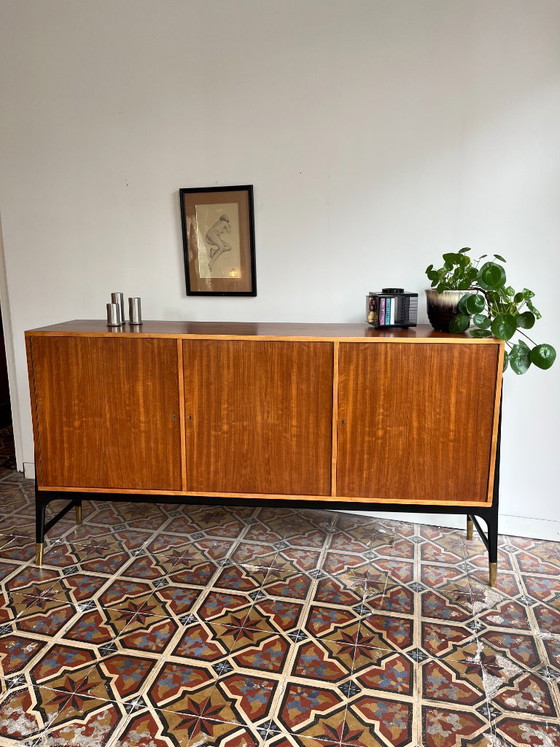 Sideboard Alfred Hendrickx For Belform – Brass, Mid Century Modern (photo 2 of 21)