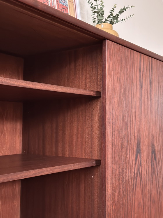 Mobile pensile vintage in legno di teak danese, anni '50/'60/'70 – Credenze alte, Wood (photo 11 of 15)