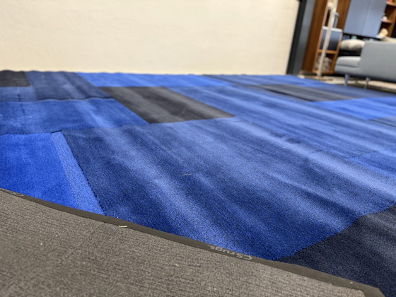 Image 1 of Carpet Sign Rugs Division Rug 400x500 Blue Wool