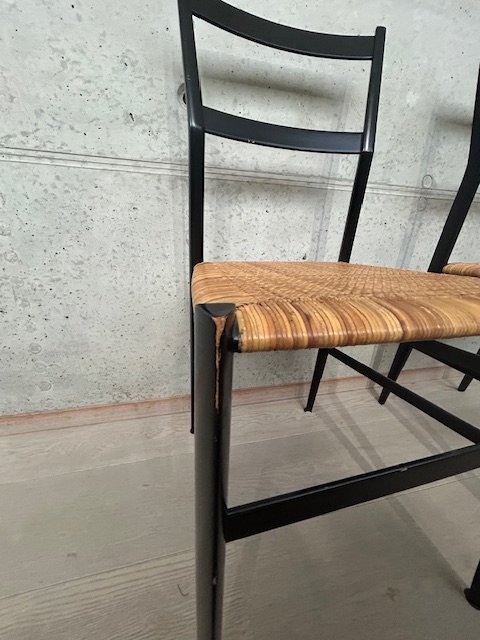 Image 1 of 2 Cassina Superleggera chairs by designer Gio Ponti