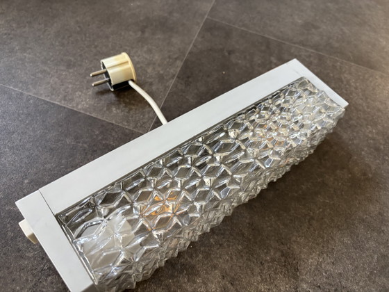 Image 1 of Vintage kristal glas wandlamp RZB/ Erco