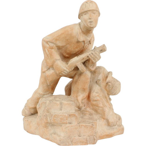 Vintage sculpture by Bedřich Neužil, Czechoslovakia 1950