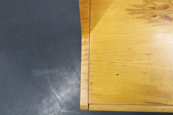 Image 1 of Nachtkastjes en ladekast met glazen legplank uit 1960, Tsjecho-Slowakije