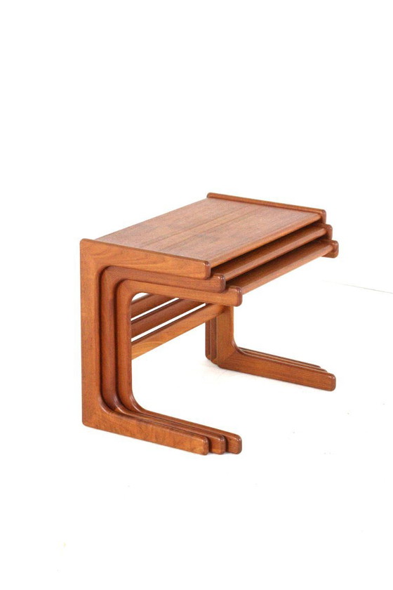 Image 1 of Salin Nyborg nesting tables bijzettafels vintage
