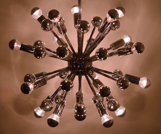 Image 1 of Jolina Sputnik Lámpara Colgante Space P. De Haan Retro Ca. 1980