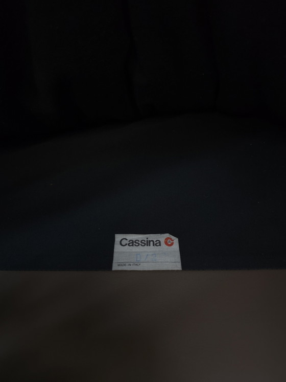 Image 1 of Set Cassina Maralunga, divano in pelle, poltrona in pelle, sedia