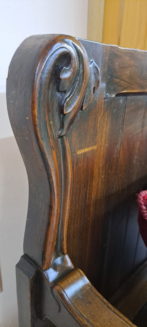 Fauteuil Valentí, Cuir, Métal, Marron (photo 5 sur 8)