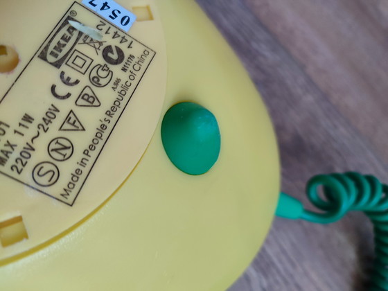 Image 1 of Lampada retrò Ikea Löv Vintage Ufo Giallo Verde