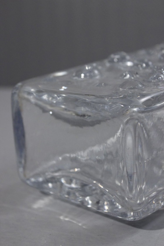 Image 1 of Vase verre Bubble design Erich Jachmann pour WMF Allemagne 1970s