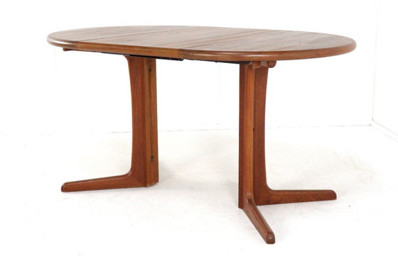 Image 1 of Mesa de comedor redonda compacta 1x extensible