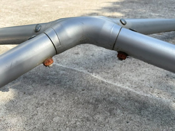 Hangmat met aluminium standaard en dik gewatteerd kussen – Ligbed tuin, Polyester (photo 23 of 29)