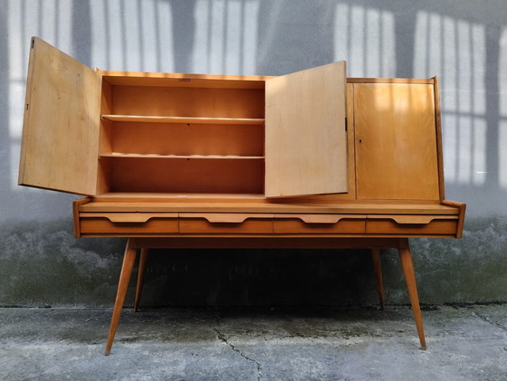 Image 1 of Italienisches Mod Century Highboard 50er 60er Jahre