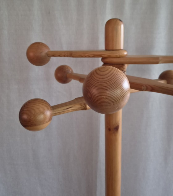 Portemanteau Vintage en Pin Space Age "Sputnik" – Portemanteaux, Bois (photo 4 of 12)