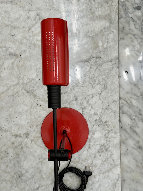 Venetian Lumi Italia Lamp, 1980s Red – veneta lumi, Table lamps, Metal (photo 7 of 11)