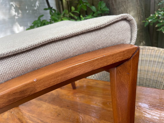 Farstrup Mobler Deense Voetenbank Pouf – Hockers en poefs, Textile, Wood (photo 11 of 16)