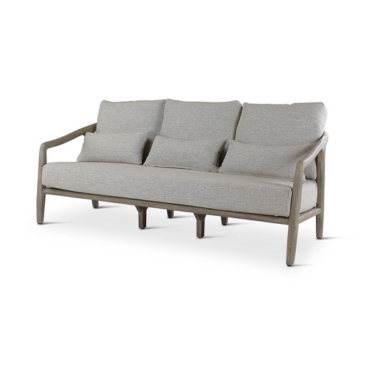 Banco de jardín Castle Line Teak Grey