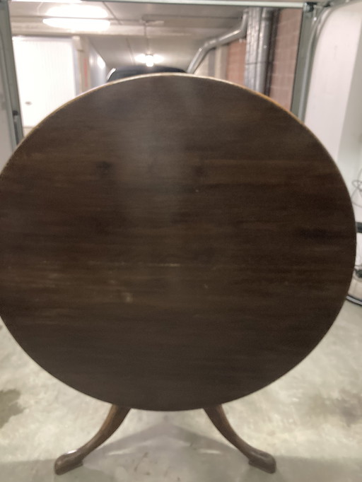 Ronde tafel mahonie diamètre 120cm
